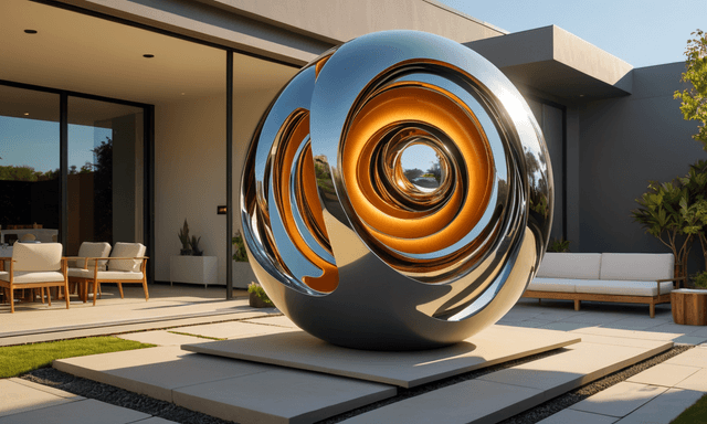 sculpture of reflectivity